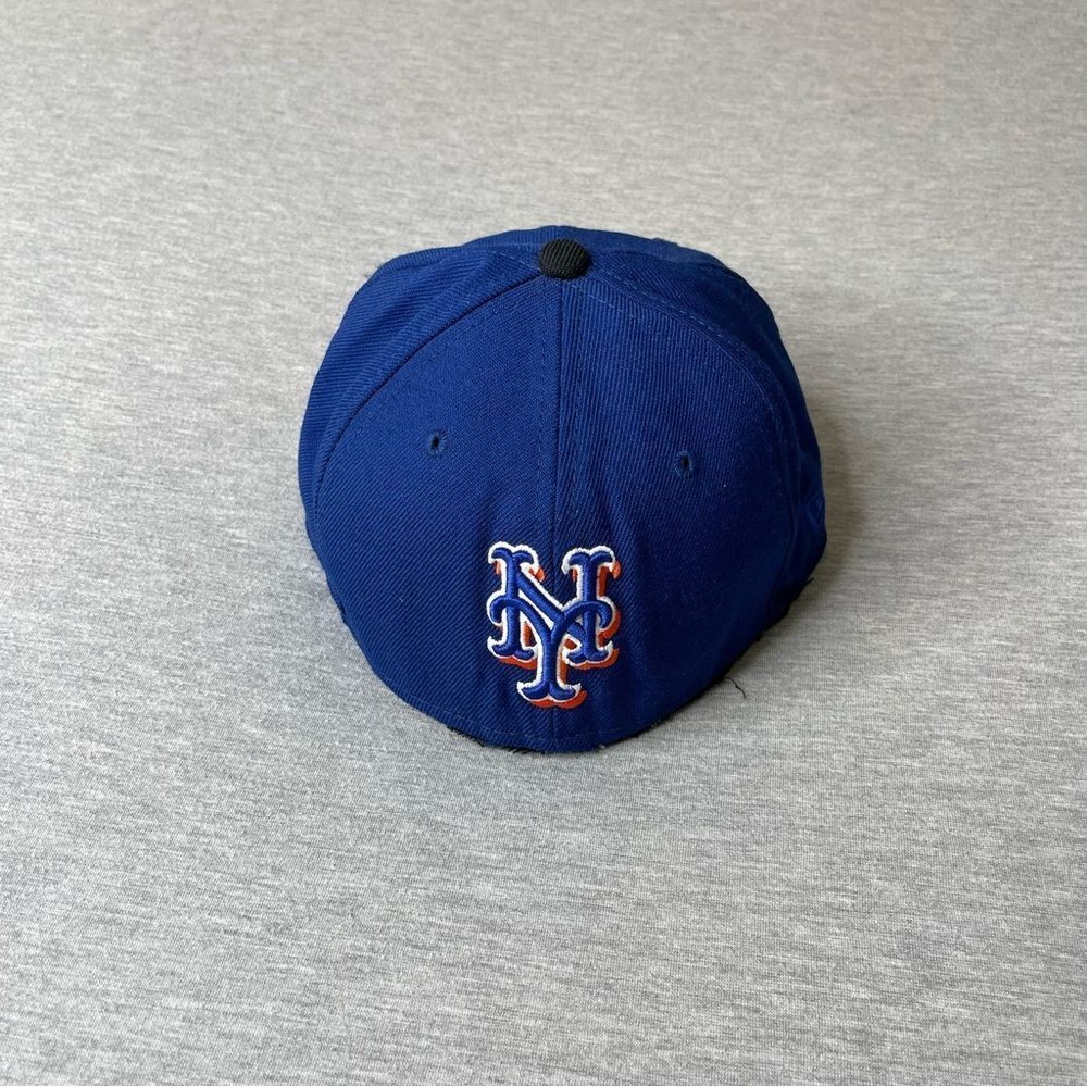 New York Mets Royal Blue New Era Fitted Hat - Cut Brim